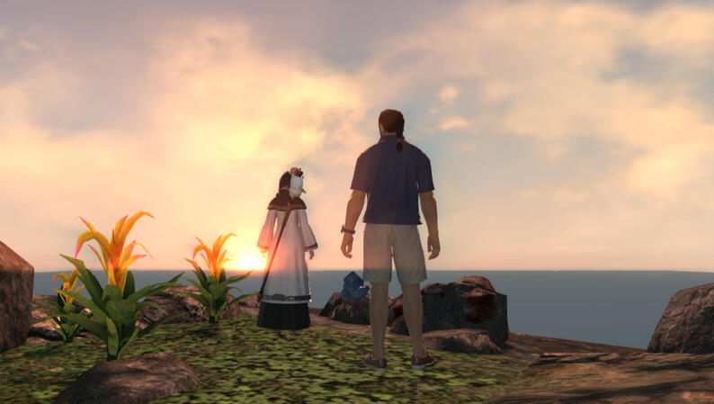 Sunrise on my friend's island