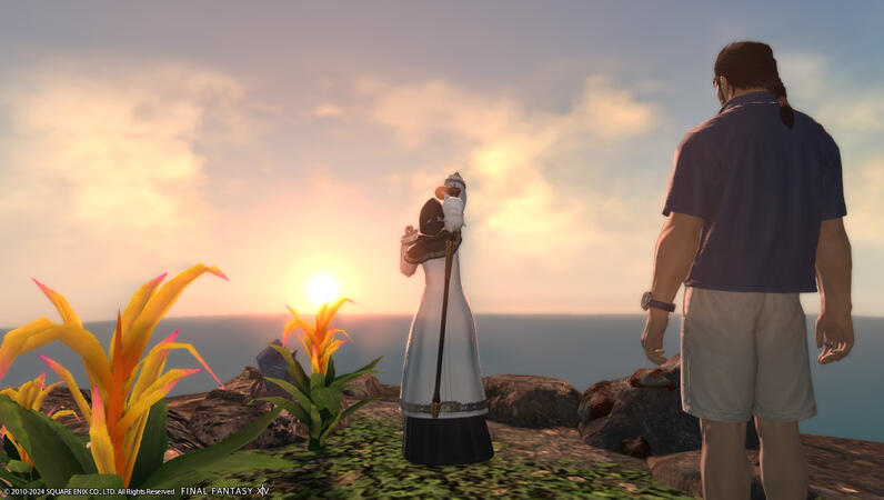 sunrise on my friend's island